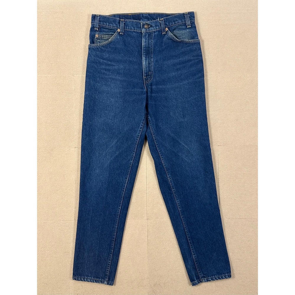 Vintage 90's Levi's 550 Orange Tab Jeans Mens 31x31 Relaxed Fit Tapered USA Made